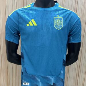 Spain Goalkeeper Blue Player Jersey
