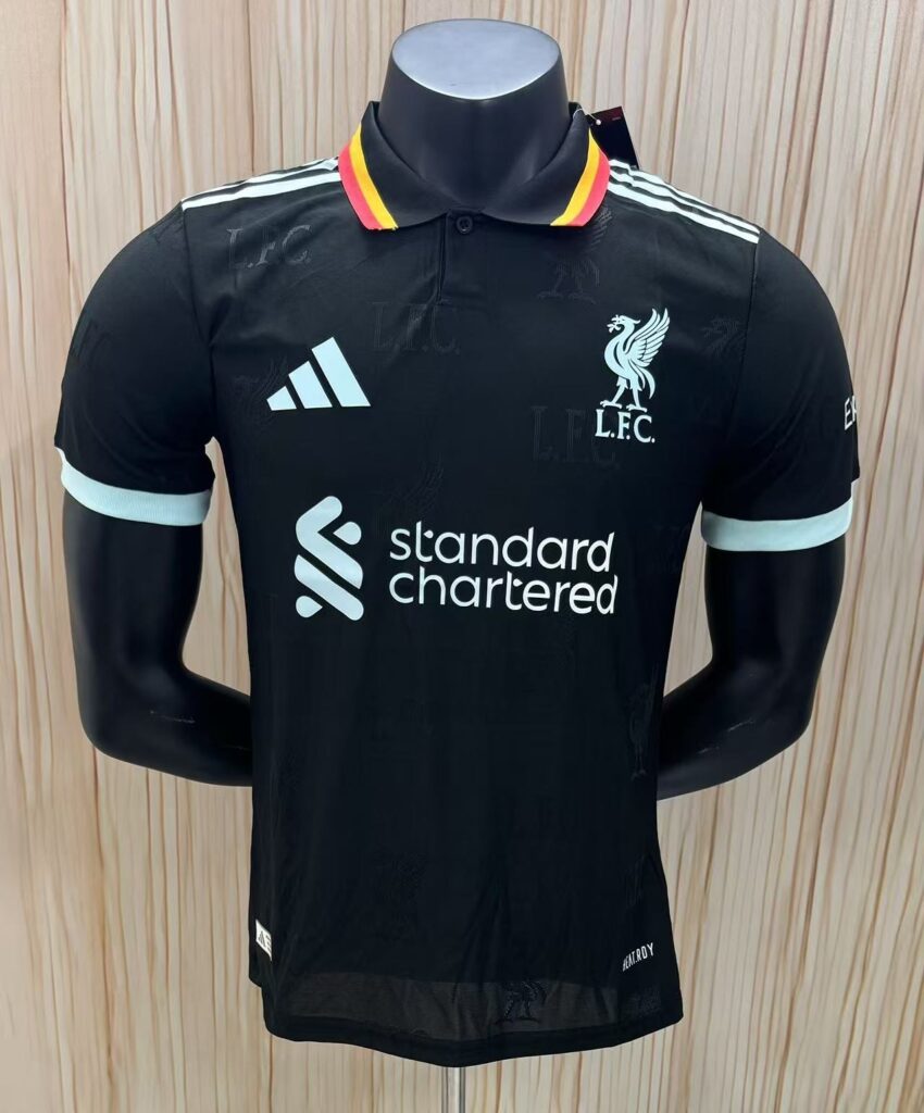 Liverpool Casual Black Player Jersey