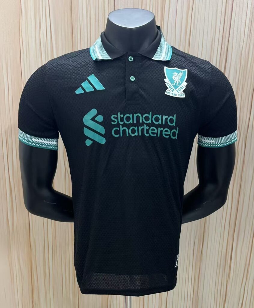 Liverpool Polo Black Player Polo Shirt