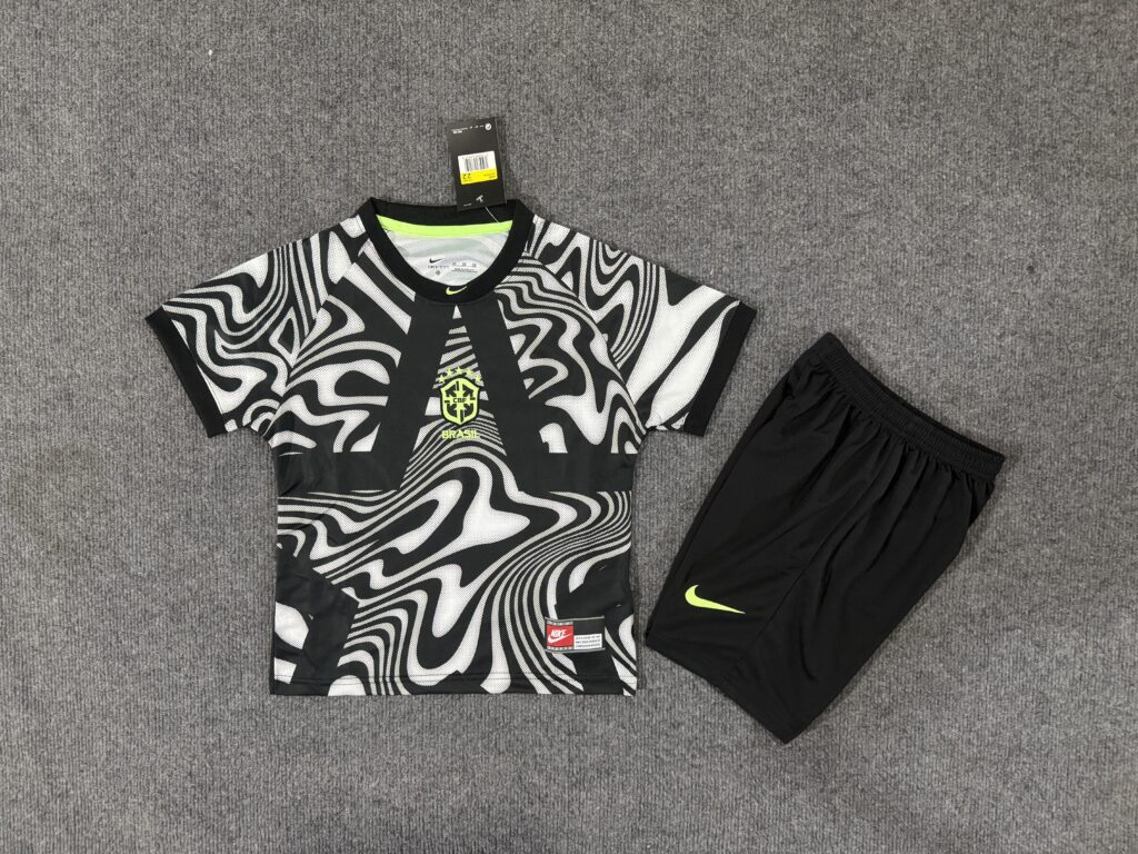 Brazil Black Grey Kids Kit
