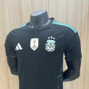 Argentina Goalkeeper Black Player Jersey